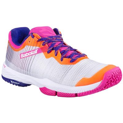 Babolat Jet Ritma Women's Padel Shoes - Grey & Pink