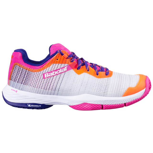 Babolat Jet Ritma Women's Padel Shoes - Grey & Pink
