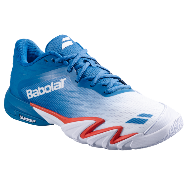 Babolat Premura 3 Men’s Padel Shoes - White & Blue