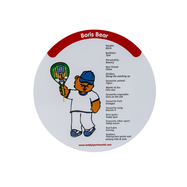 Teddy Padel Kids Racket - Boris Bear