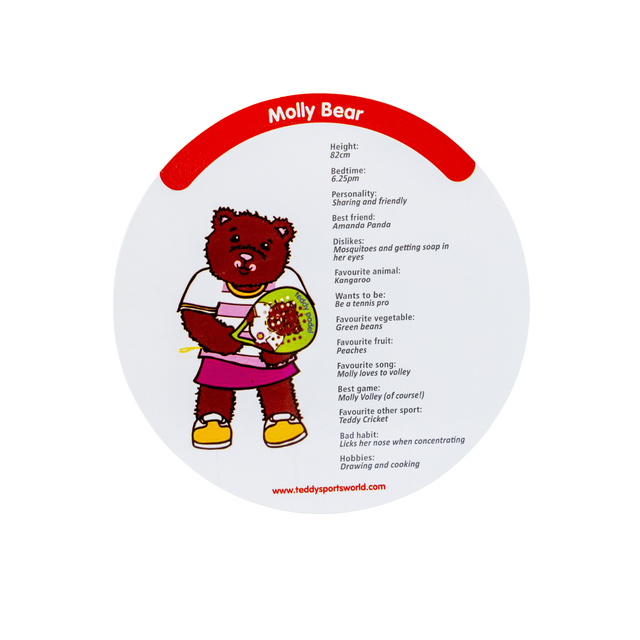 Teddy Padel Kids Racket - Molly Bear