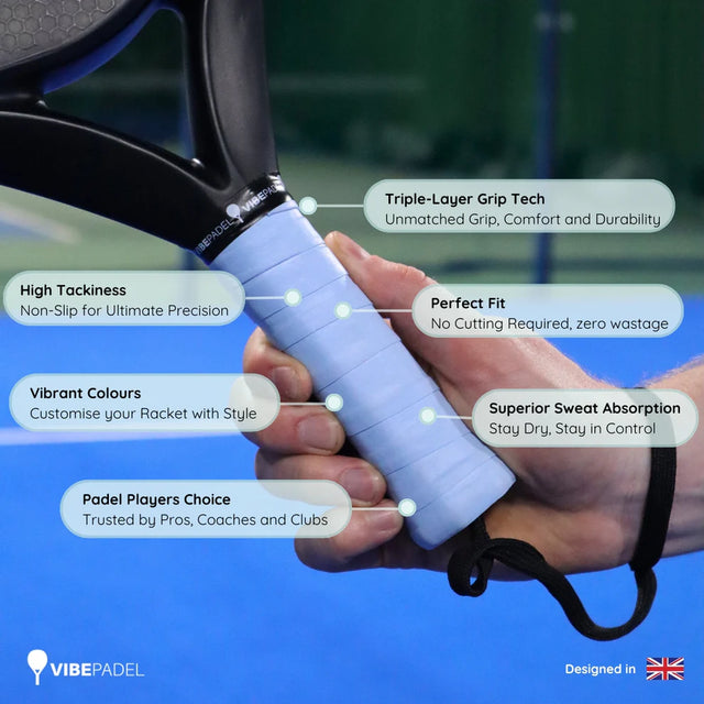 Vibe Padel Overgrip | Mixed (1 x 3 Grips)
