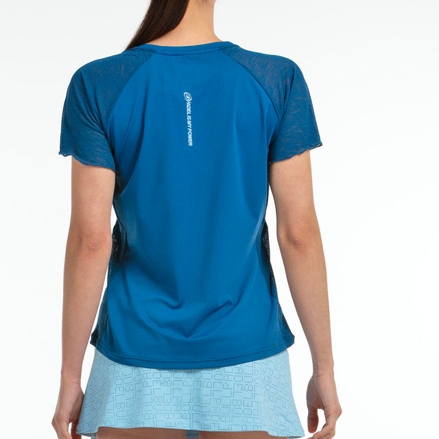 Bullpadel Women's Dedale Padel Top - Blue Ink
