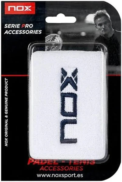 Nox Padel Wristbands (Navy/White)