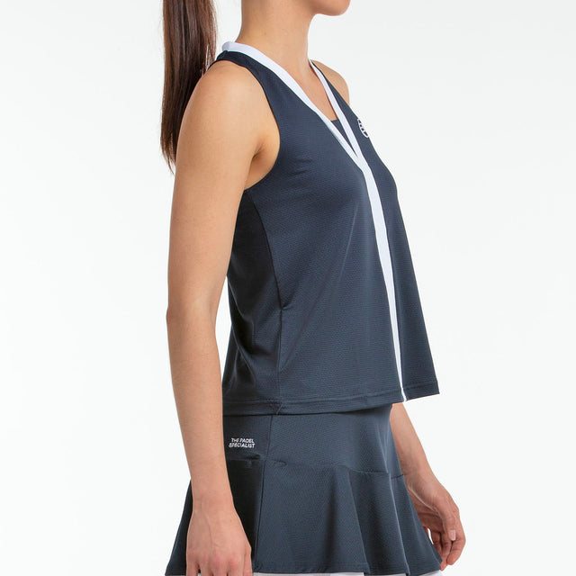 Bullpadel Women's Talita Padel top - Navy Blue