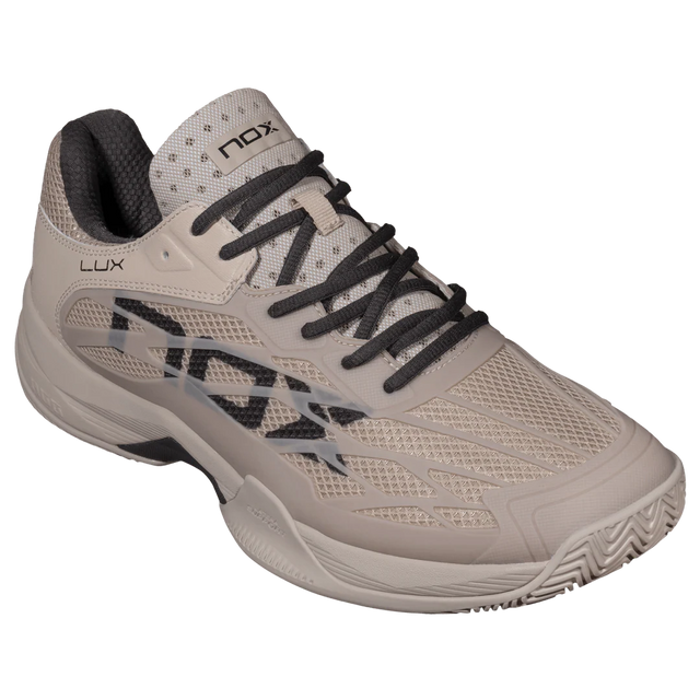 Nox AT10 Lux Men's Padel Shoes - Feather Grey & Black