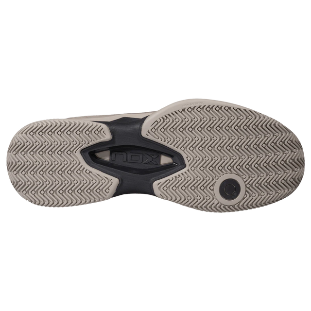 Nox AT10 Lux Men's Padel Shoes - Feather Grey & Black