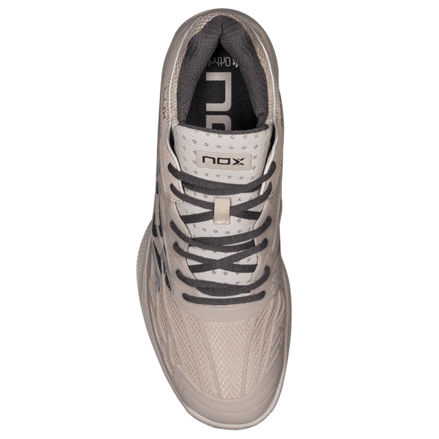 Nox AT10 Lux Men's Padel Shoes - Feather Grey & Black