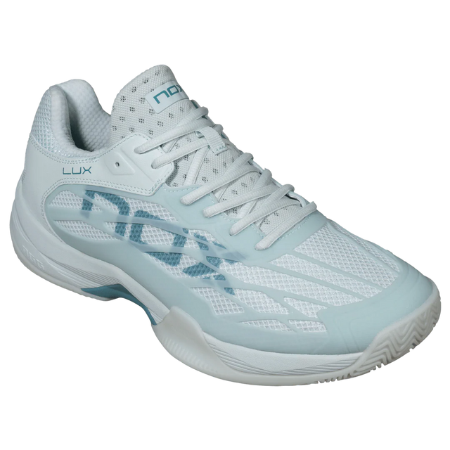 Nox AT10 Lux Women's Padel Shoes - Morning Mist & Turquoise
