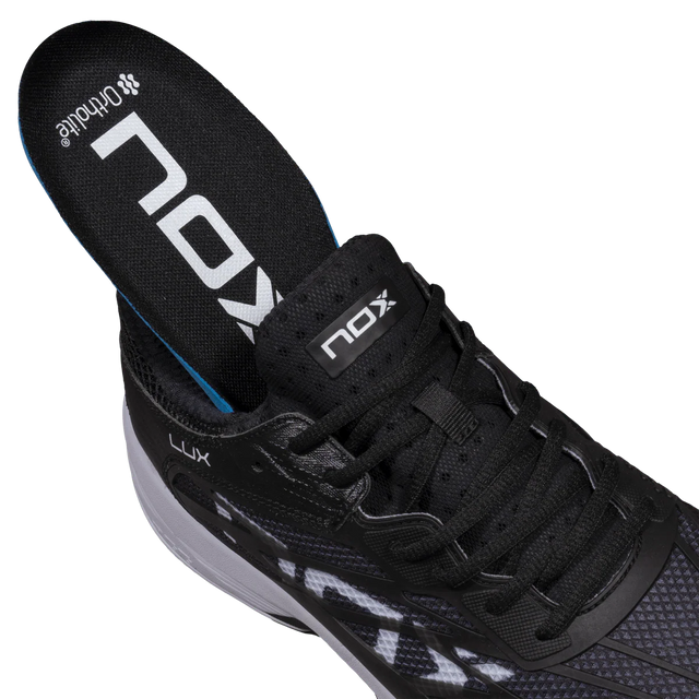 Nox AT10 Lux Men's Padel Shoes - Black & White