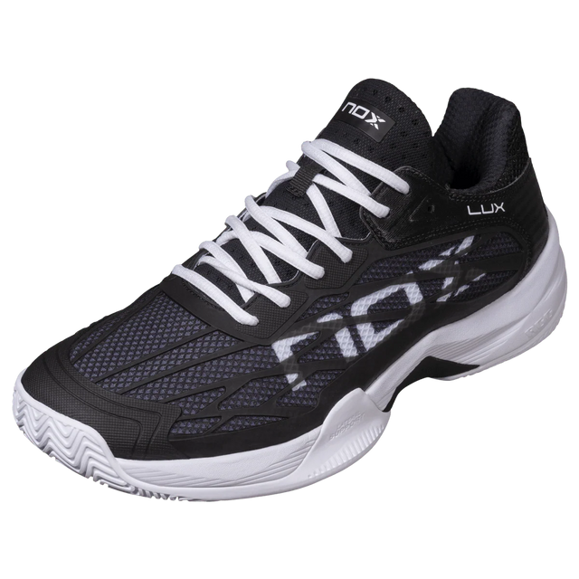 Nox AT10 Lux Men's Padel Shoes - Black & White