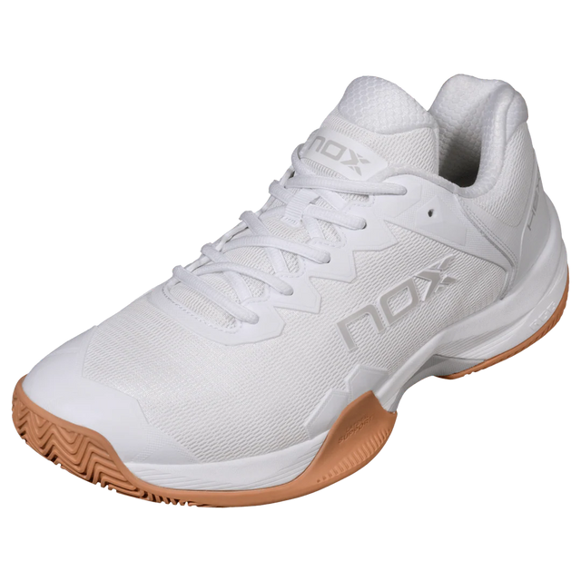 Nox ML10 Hexa Men's Padel Shoes - White & Rubber
