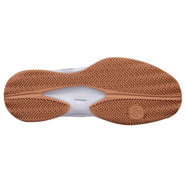 Nox Nerbo Men's Padel Shoes - White & Gum Rubber