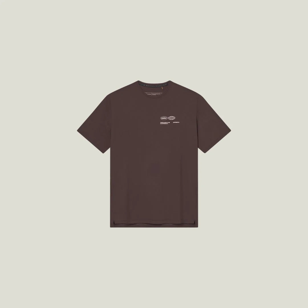 Cuera® Oncourt Airy Logo T-Shirt - Dark Brown