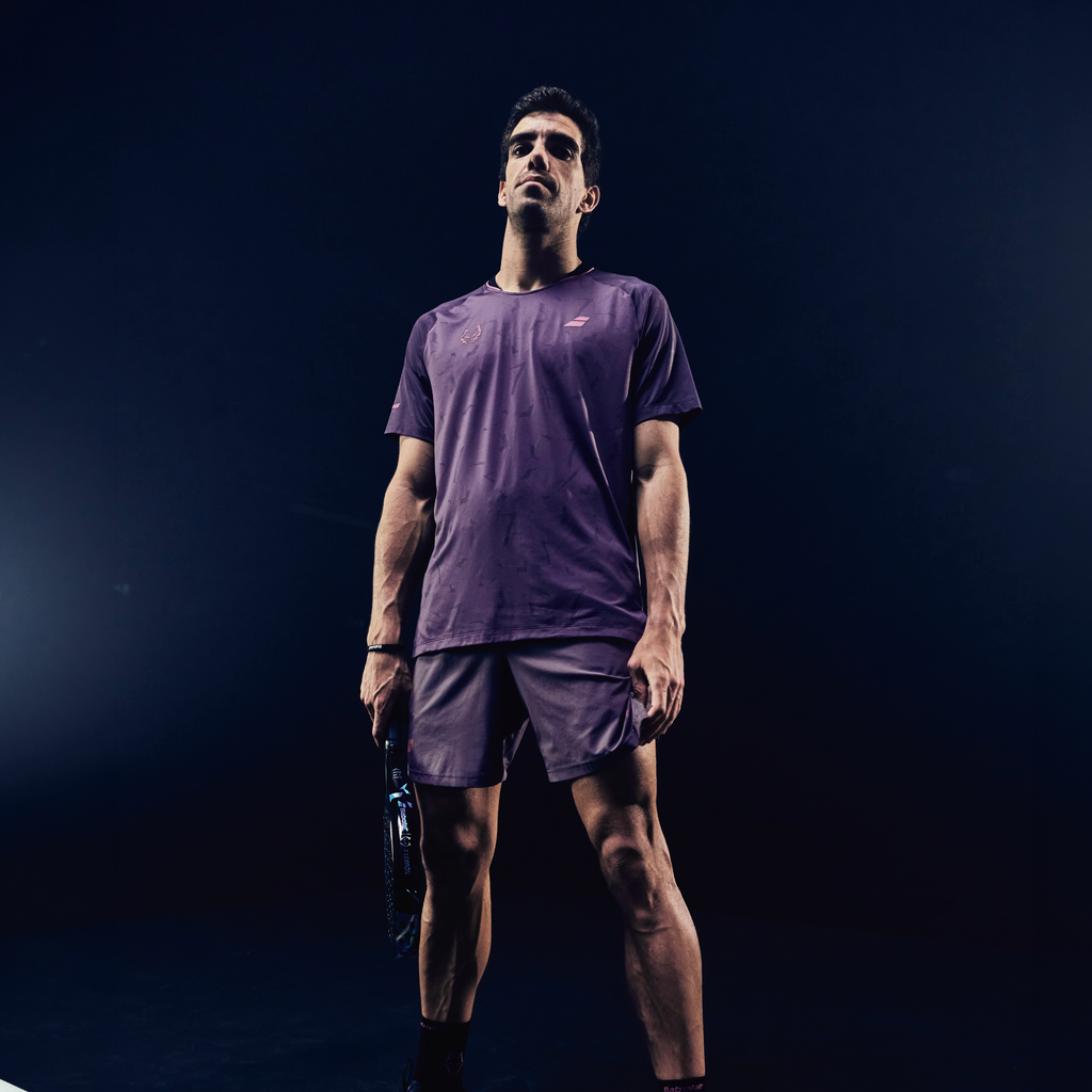 Babolat Men's Replica Short J. Lebron Black Plum