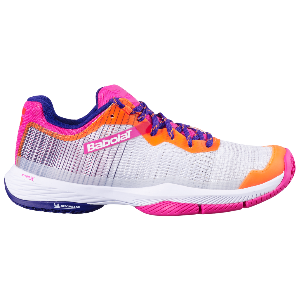 Babolat Jet Ritma Women's Padel Shoes - Grey & Pink