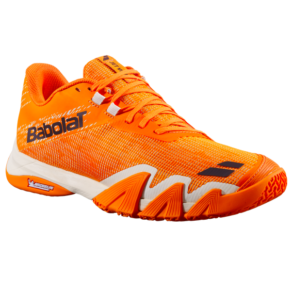 Babolat Jet Viva Men's Padel Shoes - Orange/Cream