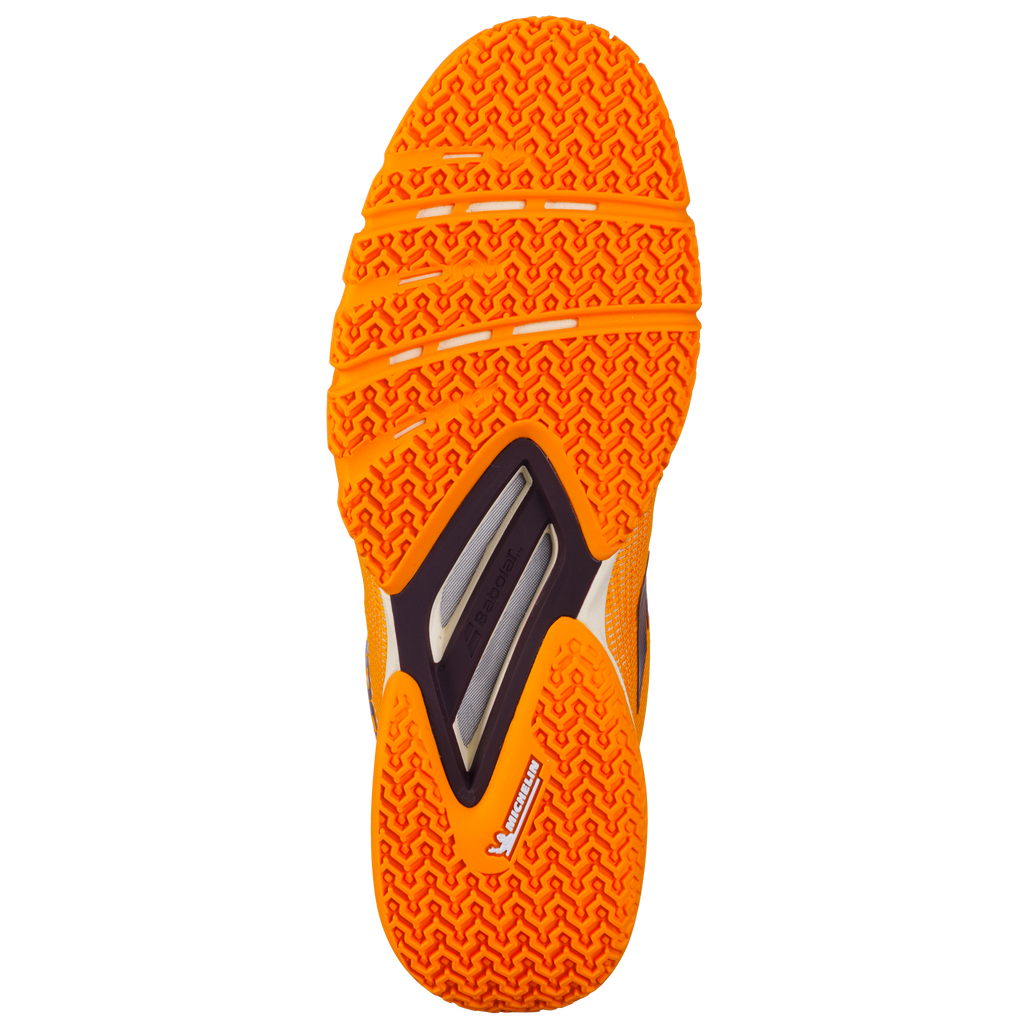 Babolat Jet Viva Men's Padel Shoes - Orange/Cream