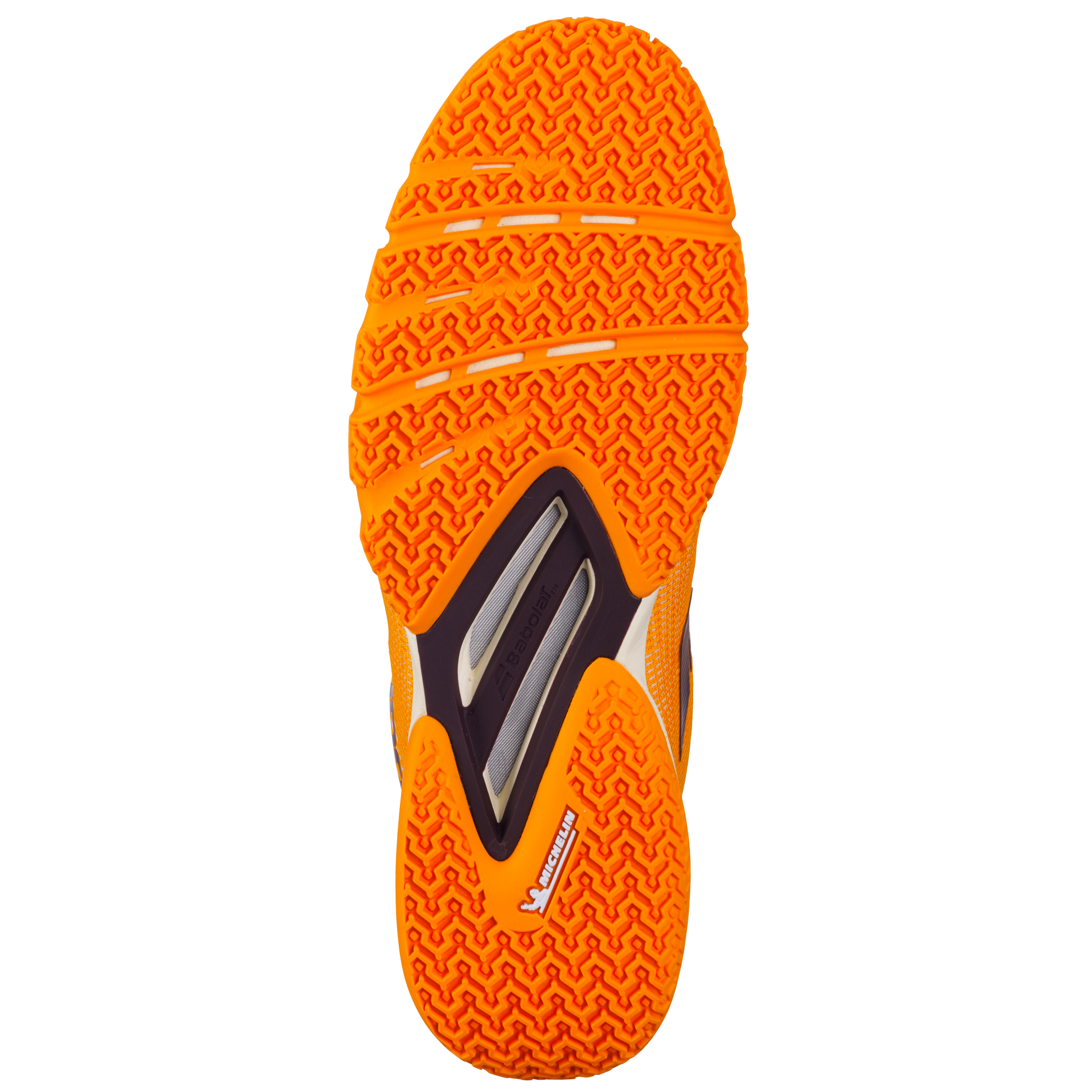 Babolat Jet Viva Men's Padel Shoes - Orange/Cream