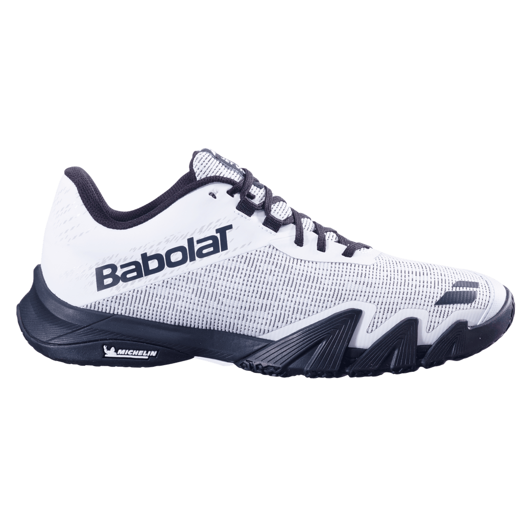 Babolat Jet Viva Men's Padel Shoes - White & Black