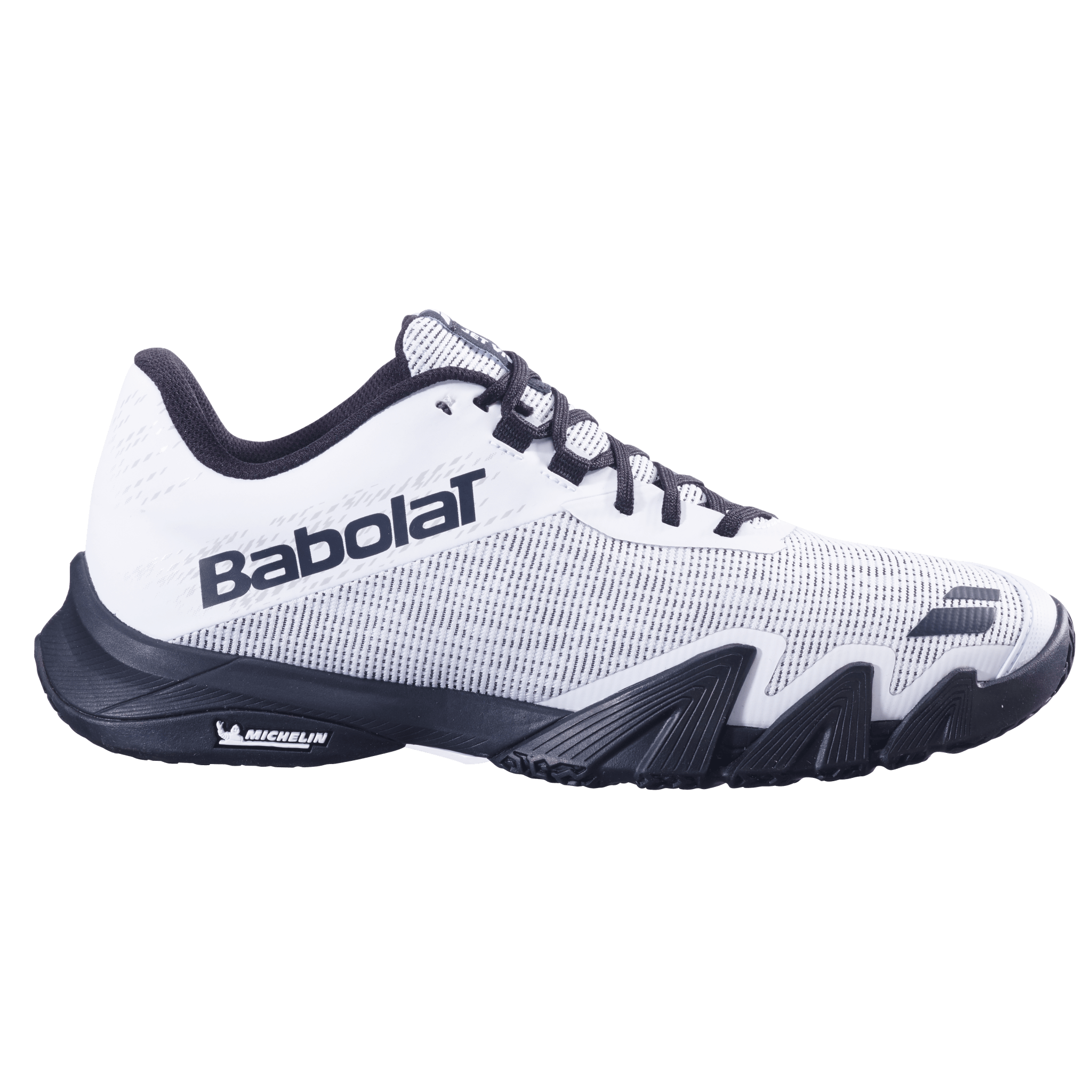 Babolat Jet Viva Men's Padel Shoes - White & Black