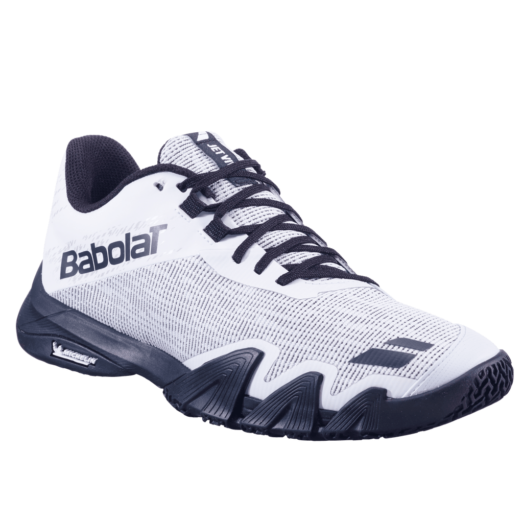 Babolat Jet Viva Men's Padel Shoes - White & Black
