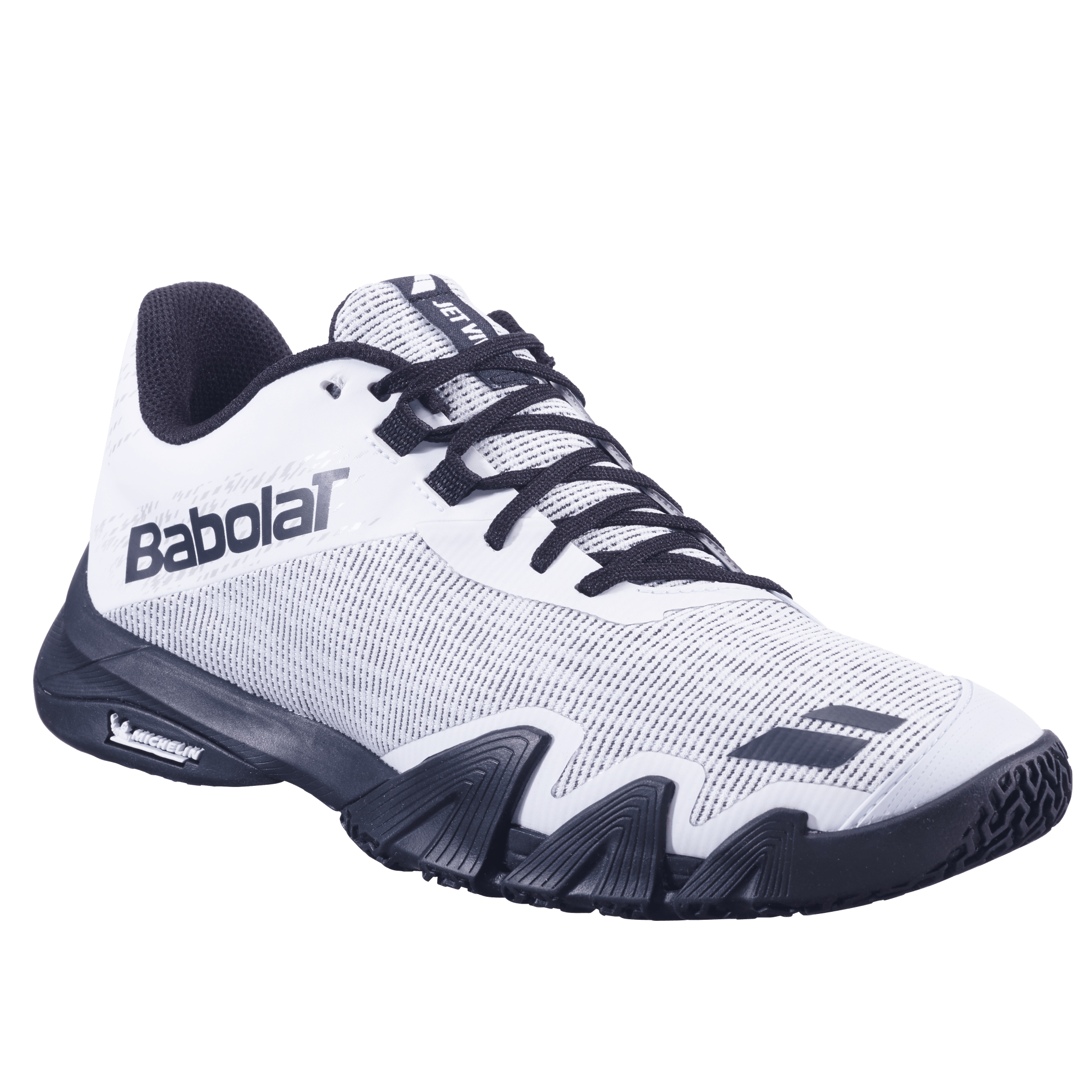 Babolat Jet Viva Men's Padel Shoes - White & Black