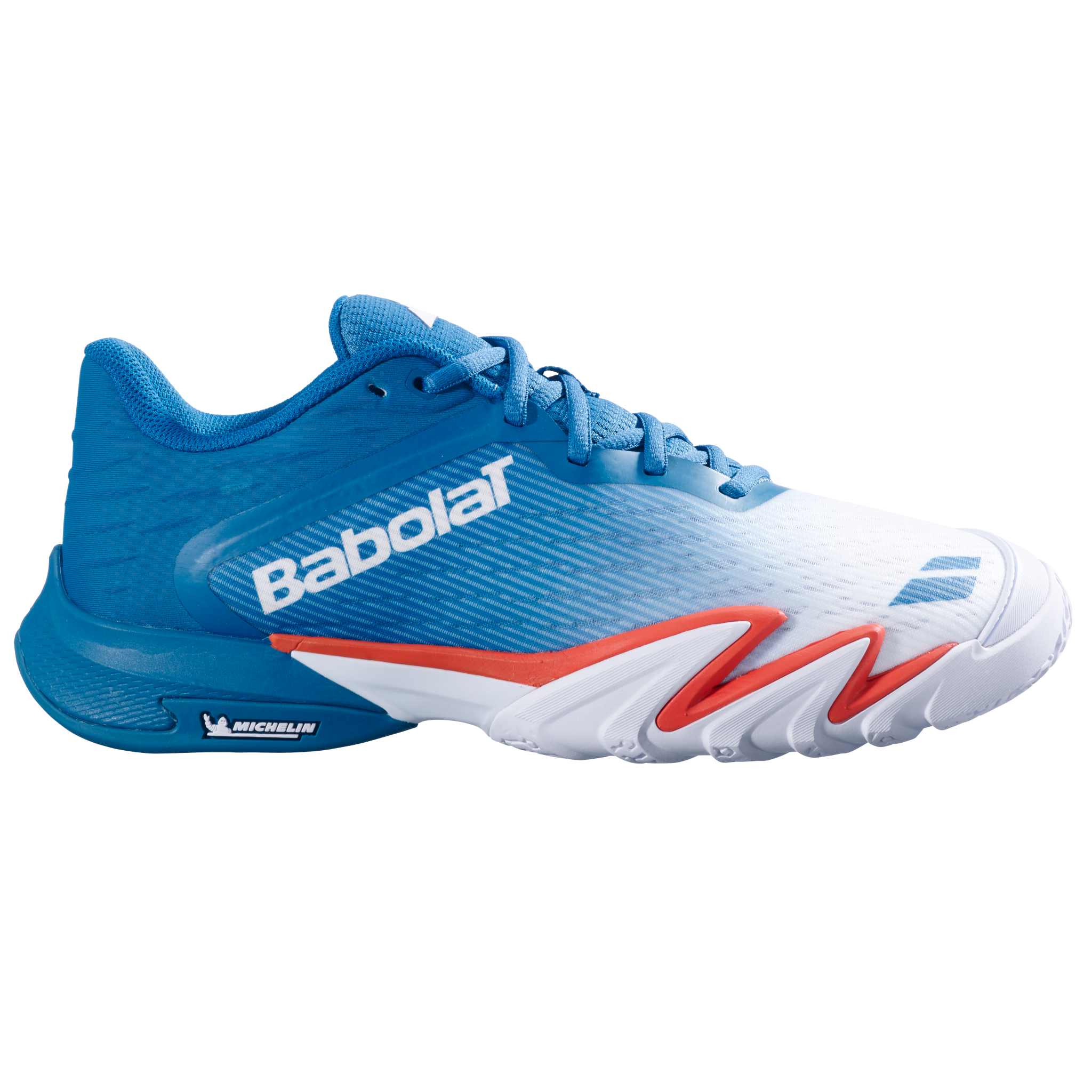 Babolat Premura 3 Men’s Padel Shoes - White & Blue