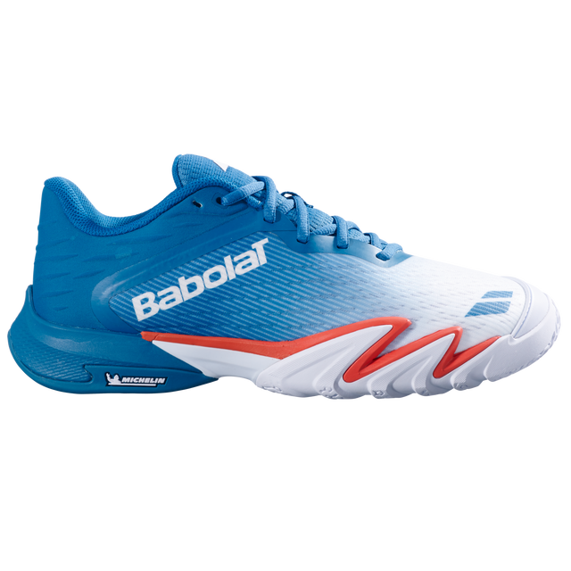 Babolat Premura 3 Men’s Padel Shoes - White & Blue