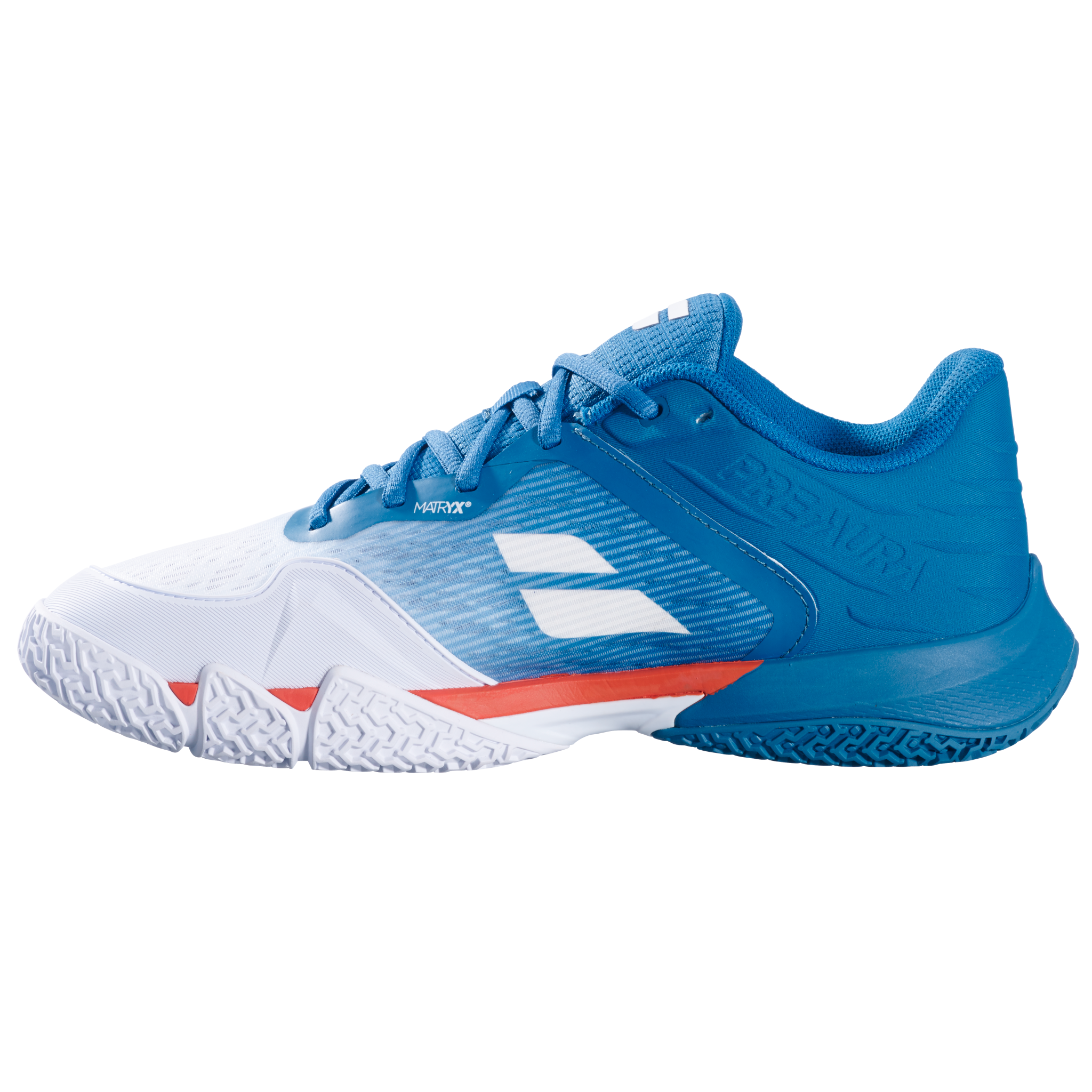 Babolat Premura 3 Men’s Padel Shoes - White & Blue