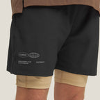 Cuera® Mens Active Globe Shorts Black