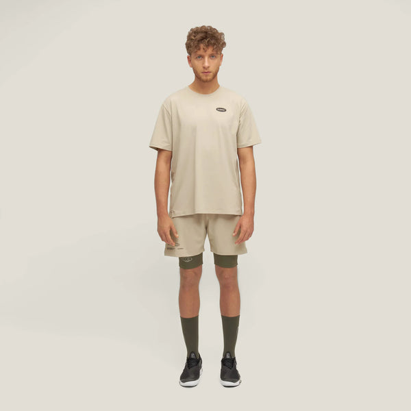 Cuera® Mens Active Globe Shorts Beige