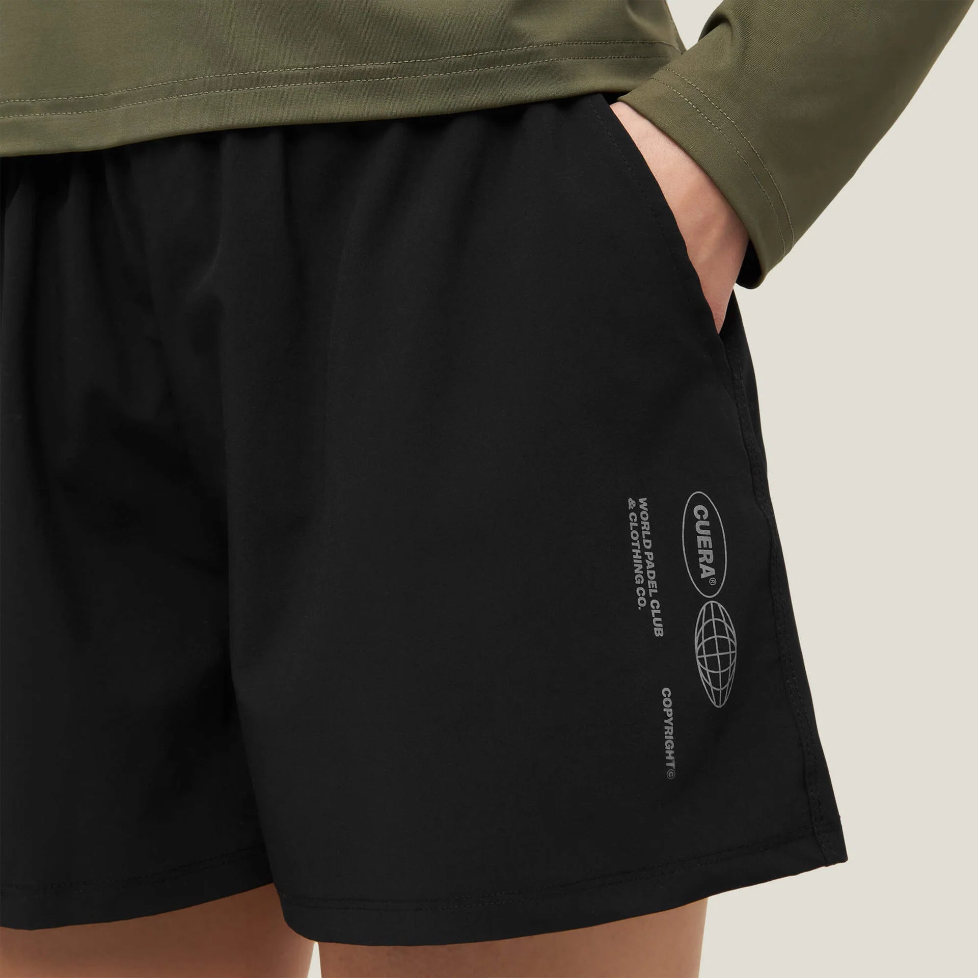 Cuera® Womens Active Globe Shorts Black