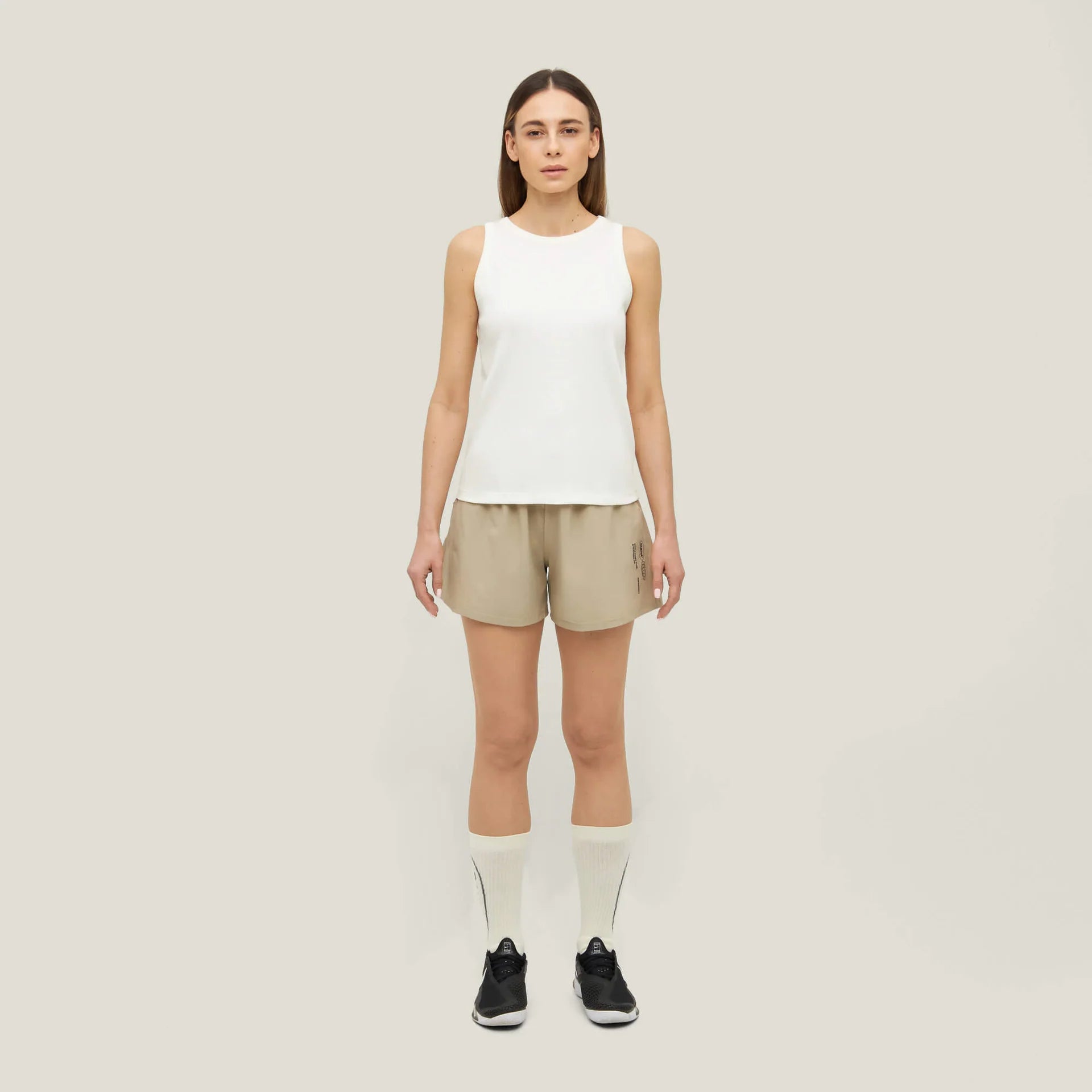 Cuera® Womens Active Globe Shorts Sand