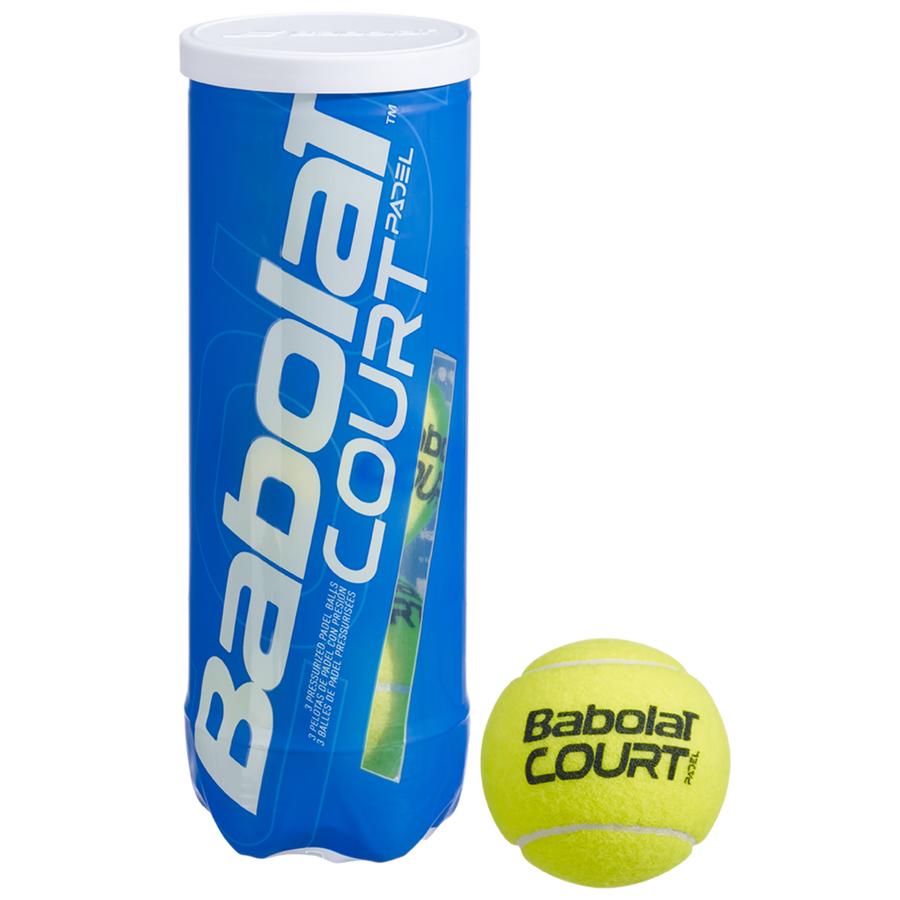 Babolat Court Padel Balls (Tube of 3)