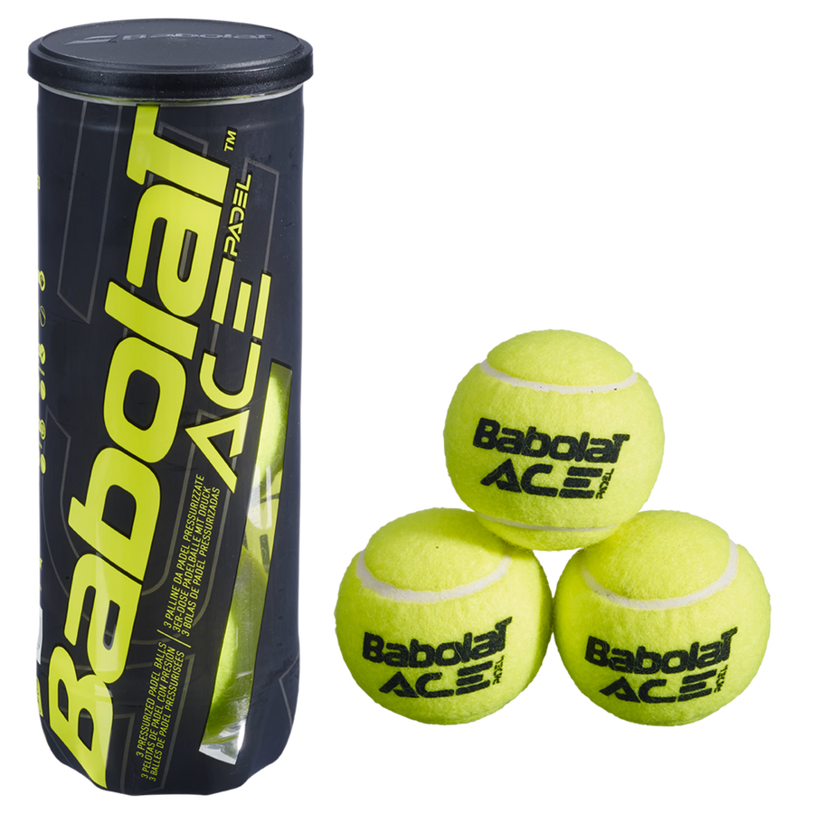 Babolat Ace Padel Balls (Tube of 3)