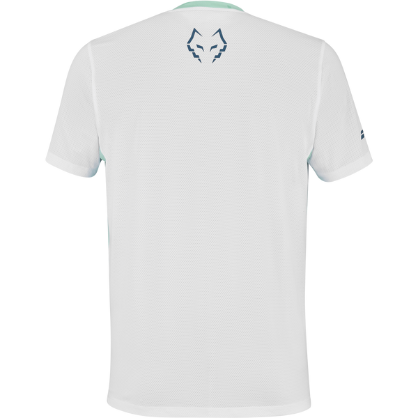 Babolat Men's Crew Neck Tee J. Lebron White