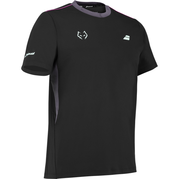 Babolat Men's Crew Neck Tee J. Lebron Black