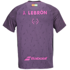Babolat Men's Replica Tee J. Lebron Black Plum