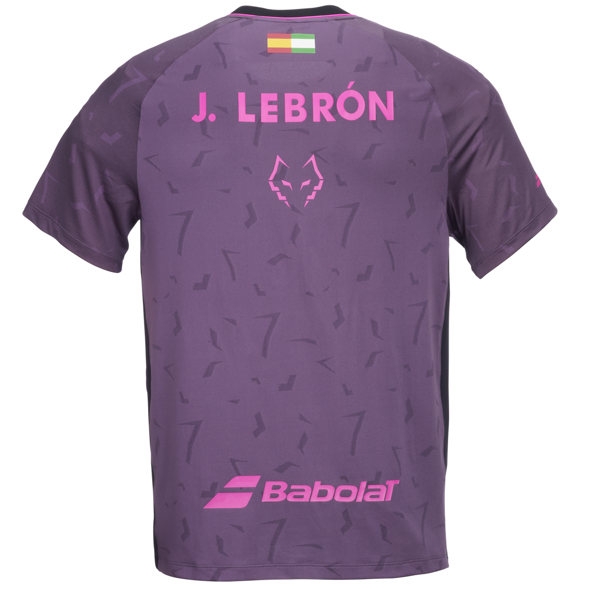 Babolat Men's Replica Tee J. Lebron Black Plum