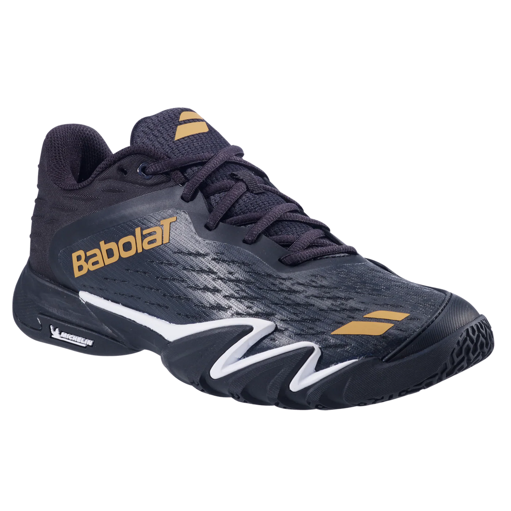 Babolat Premura 3 Men’s Padel Shoes - Black & Gold