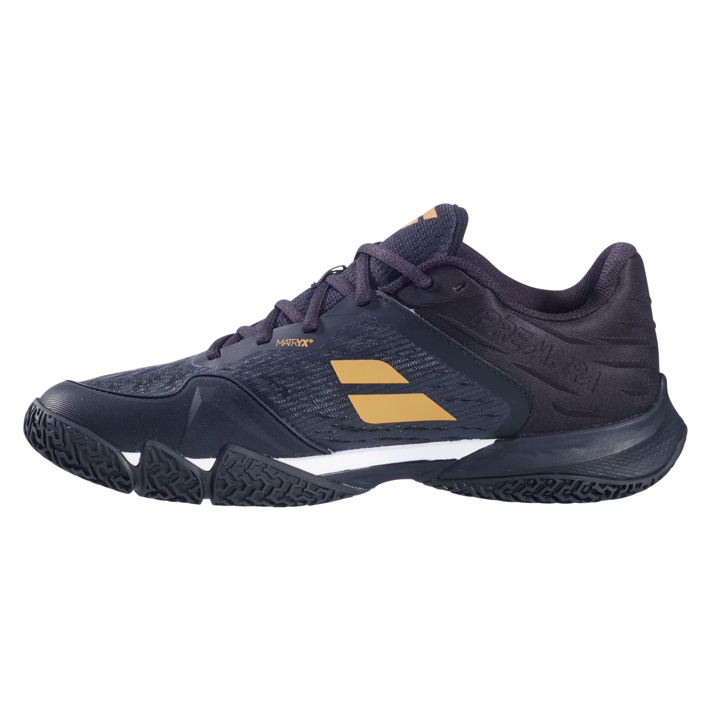 Babolat Premura 3 Men’s Padel Shoes - Black & Gold