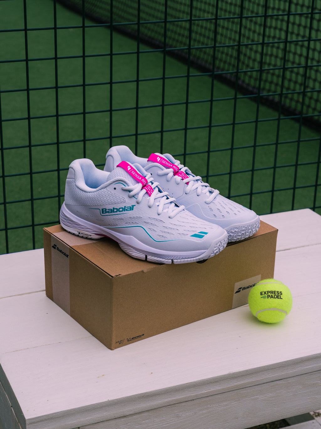 Babolat  Sensa Rise Women's Padel Shoes - White
