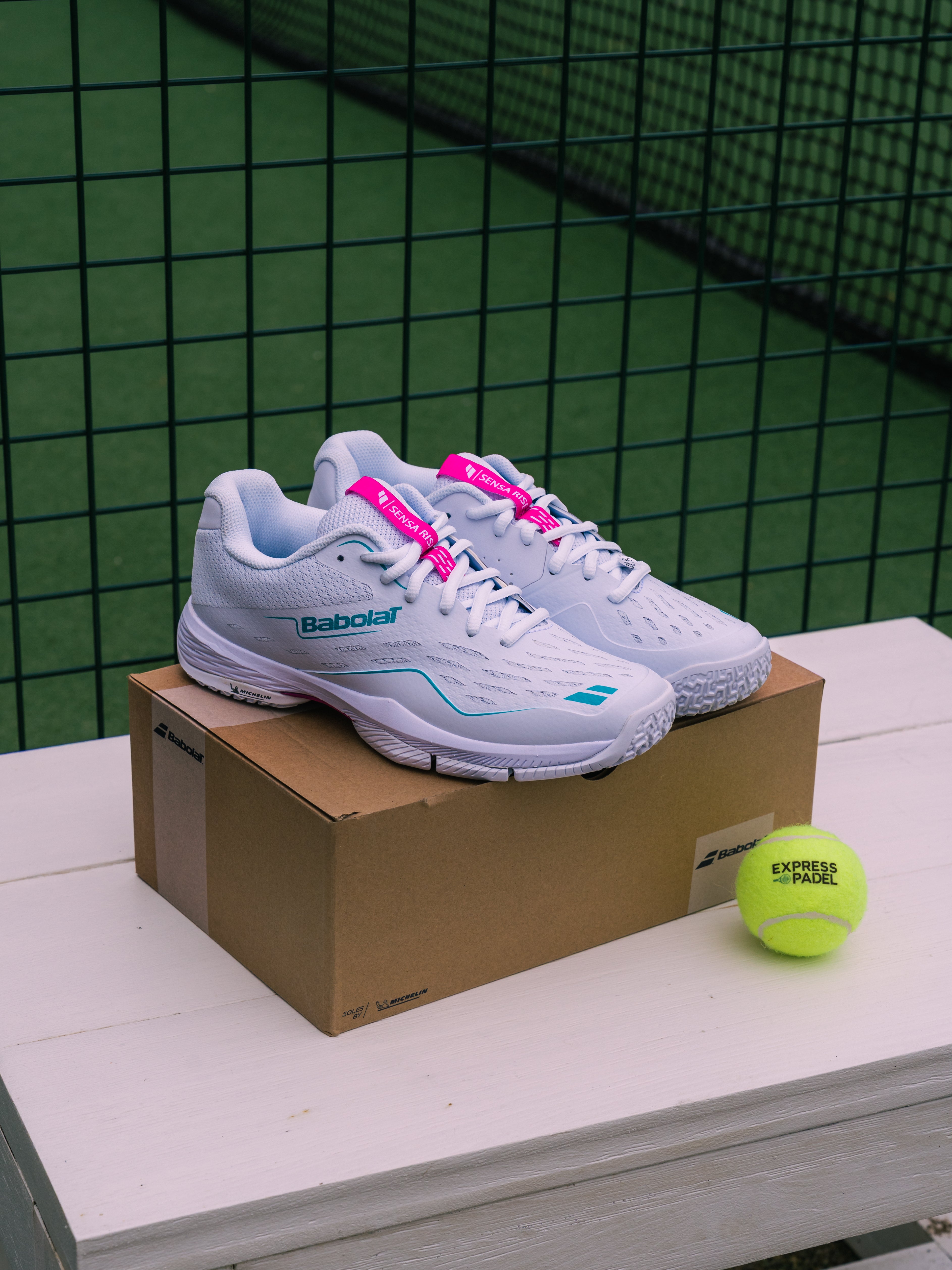 Babolat  Sensa Rise Women's Padel Shoes - White