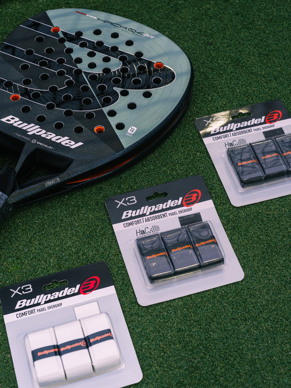 Bullpadel Padel Overgrips Black (3 pack)