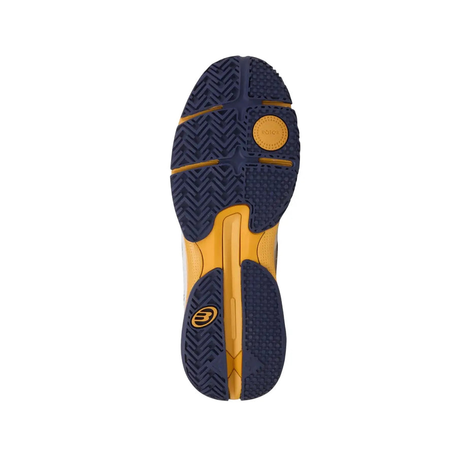 Bullpadel Hybrid Fly 25I Men's Padel Shoes - White & Orange