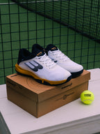 Bullpadel Hybrid Fly 25I Men's Padel Shoes - White & Orange