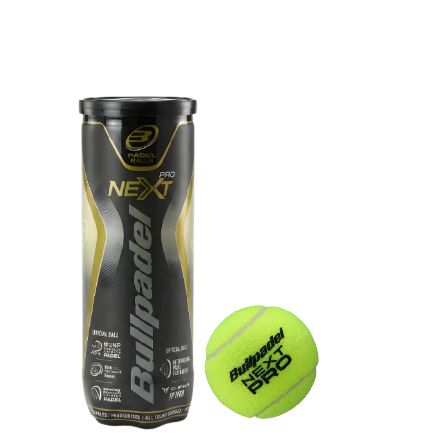 Bullpadel Next Pro FIP Padel Balls (Tube of 3)