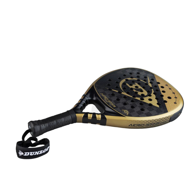 Dunlop Aerostar Pro | Black & Gold Padel Racket – Express Padel