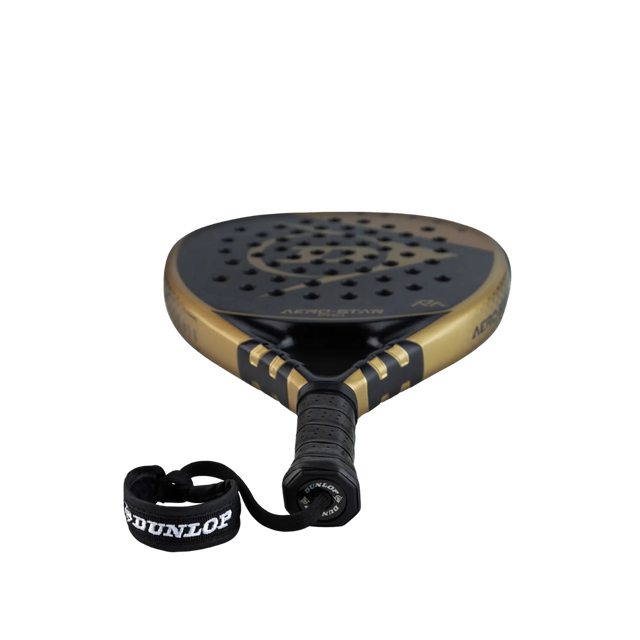 Dunlop Aerostar Pro | Black & Gold Padel Racket – Express Padel